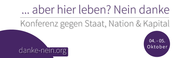 Aber hier leben? Nein danke! – Proteste und Konferenz gegen die Feierlichkeiten zum Tag der Deutschen Einheit am 3. Oktober in Stuttgart