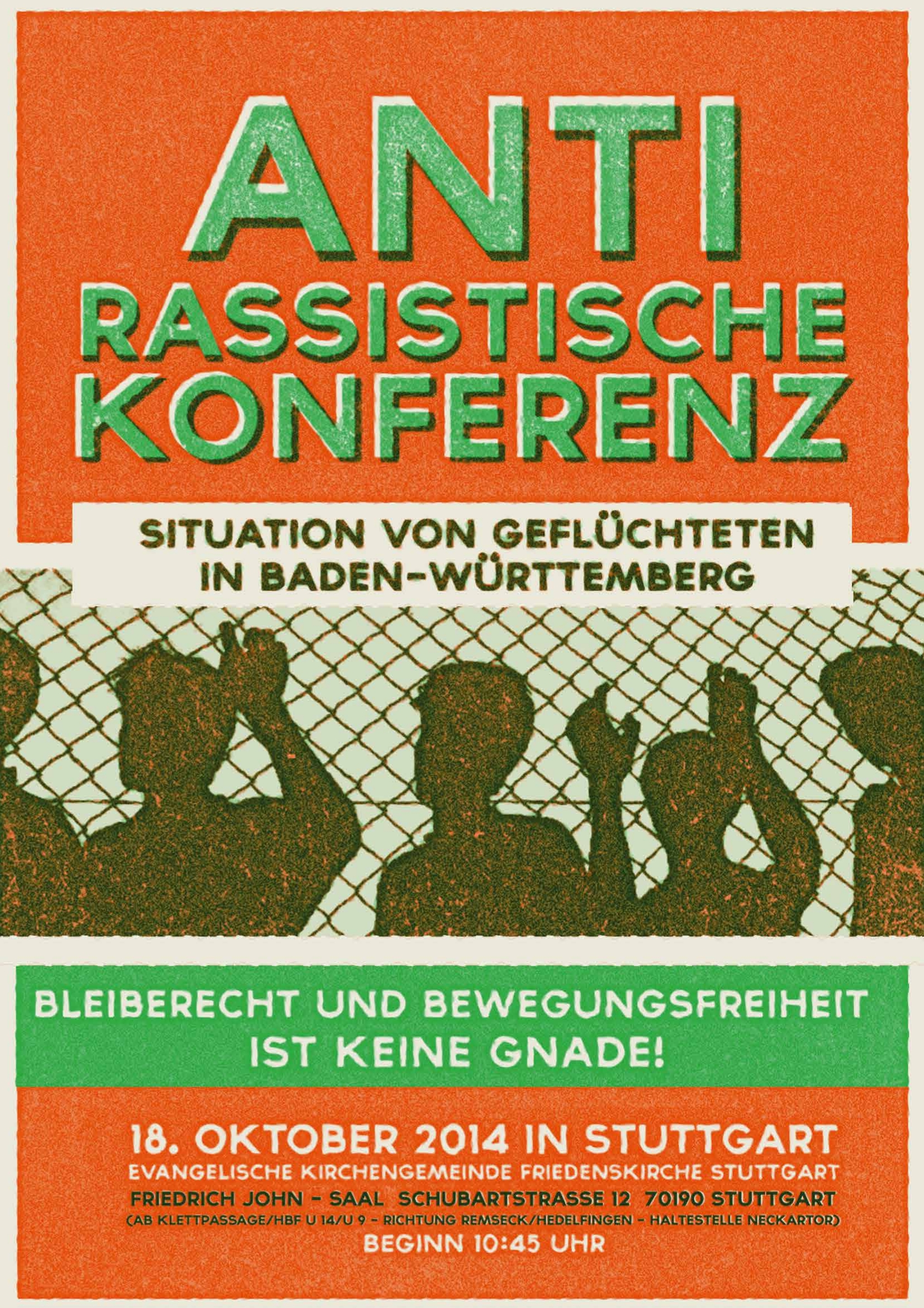 Antirassistische Konferenz in Stuttgart