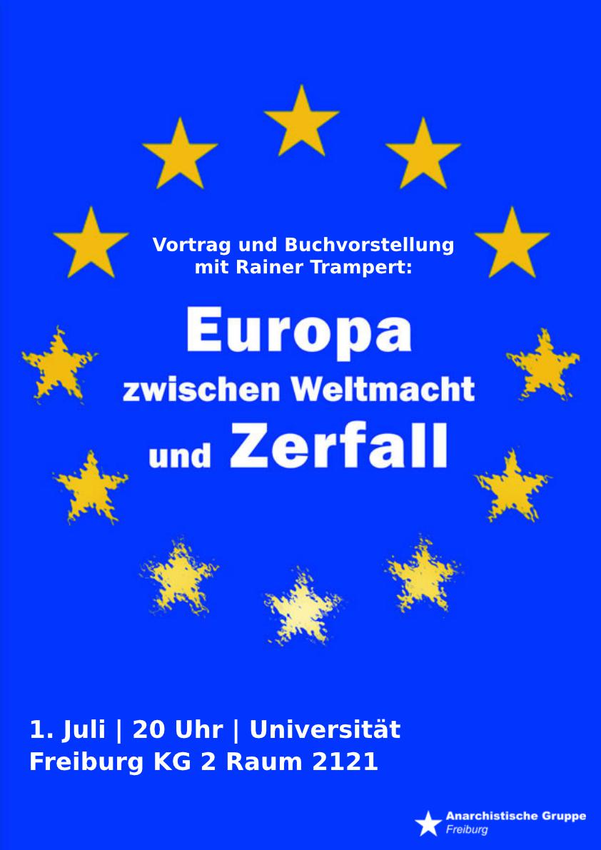 Vortrag: Europa zwischen Weltmacht und Zerfall