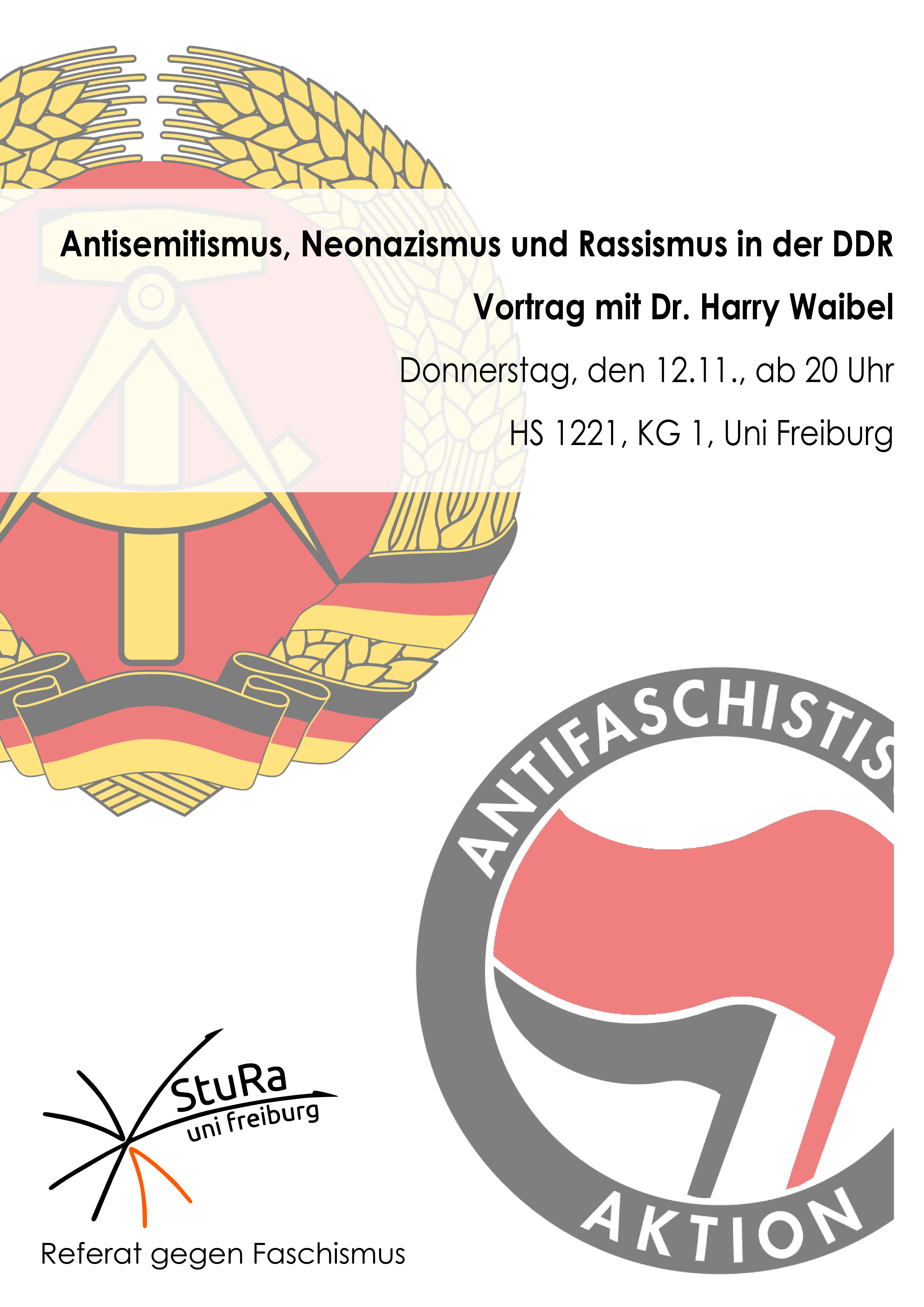 Vortrag: Antisemitismus, Neonazismus und Rassismus in der DDR und die Folgen bis heute