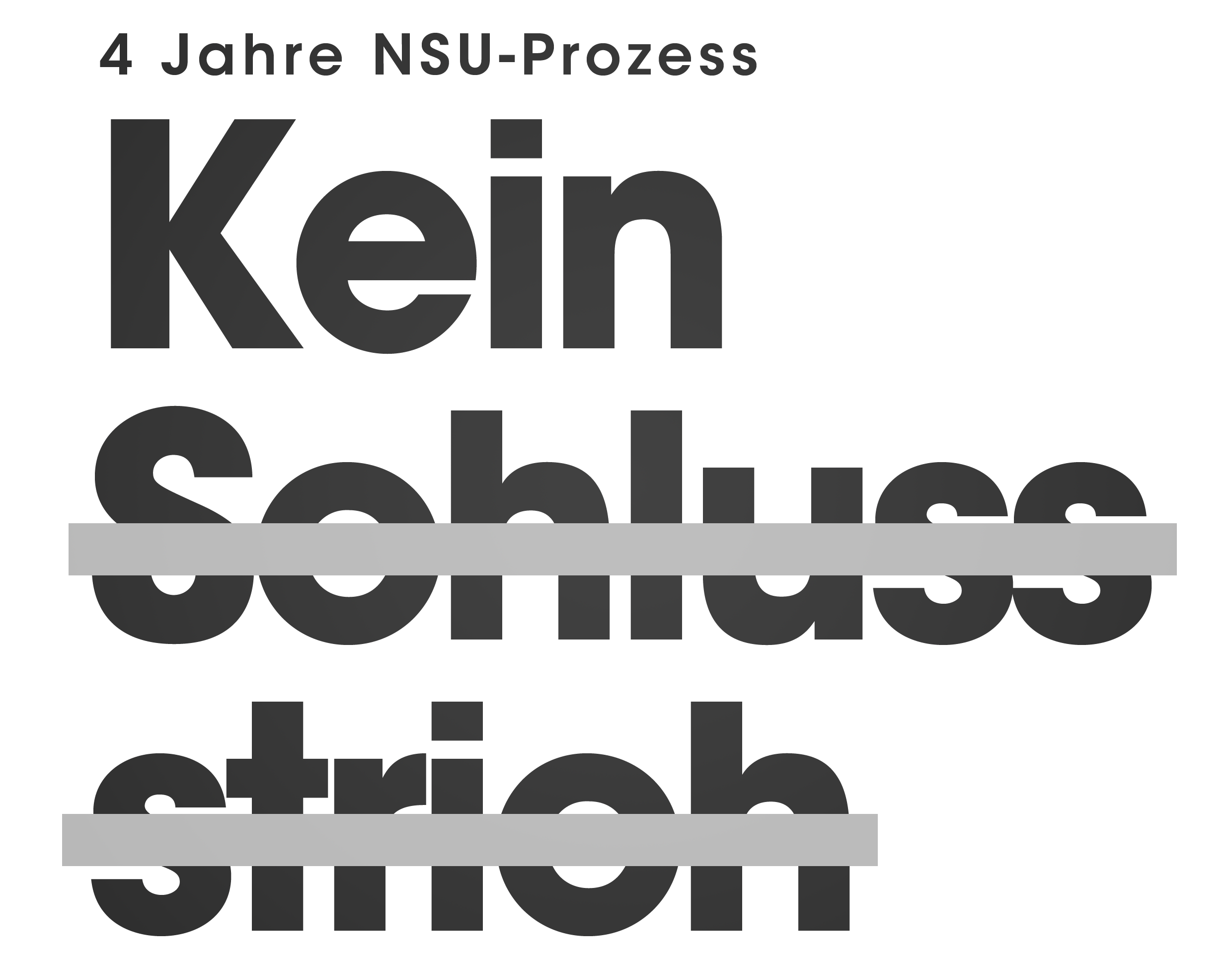 Kein Schlussstrich! Demonstration in Freiburg am Samstag nach der Urteilsverkündung im NSU-Prozess (14. Juli)